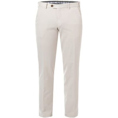 Hiltl Broek Tourist 2.0 Cotton Uni Crème / male