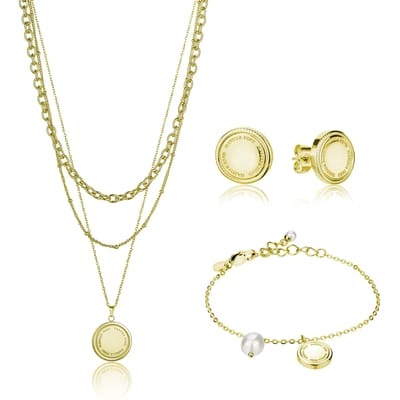 Ketting, armband en oorbellen set Isabella Ford Alyssa