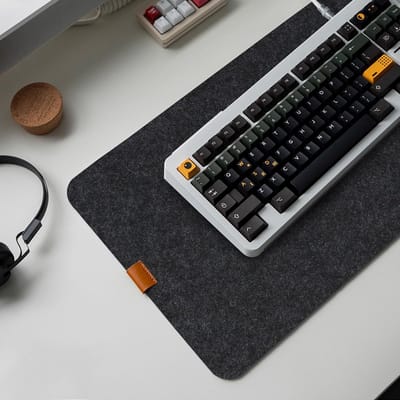 Grote Vilt Bureaubeschermer Antislip en Glad Schrijfmat voor Kantoor en Thuis