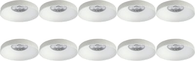 Spot Armatuur 10 Pack - Proma Vrito Pro - GU10 Inbouwspot - Rond - Wit - Aluminium - Ø82mm