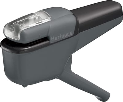 Naaldloze nietmachine - Papierbinder - Documenten bundelen - 10 vellen capaciteit - 32 x 121 x 100 mm - Sepia Zwart
