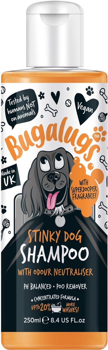 Bugalugs - Stinky Dog - Geurafbrekende Honden Shampoo - Verwijdert Nare Geurtjes - Vegan - 250ML