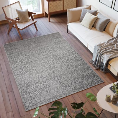Tapiso Capri Vloerkleed Modern Binnen Indoor Outdoor Tuintapijt Maat- 80x150