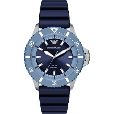 Emporio Armani AR11785 Mannen Horloge 42 mm - Blauw