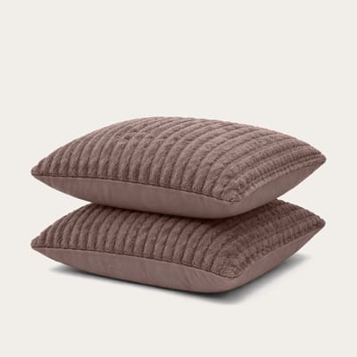 HappyBed Kussenslopen Brown 60x70 cm - Kussensloop set 2 stuks - 100% Microvezel - Ultieme slaapcomfort