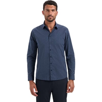 No Excess Shirt Strech Allover Printed Night Größe: 3XL | Casual hemden Outlet | Herren | Schwarz