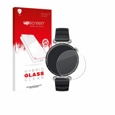 upscreen - Screenprotector voor Huawei Watch GT 6 (41 mm) - Folie Beschermfolie Beschermglas transparant