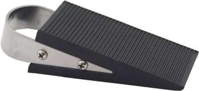 Deurstop wig rubber 130x30 rvs Deltafix