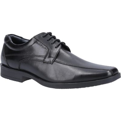 Hush Puppies Leren herenschoenen Brandon (Zwart)
