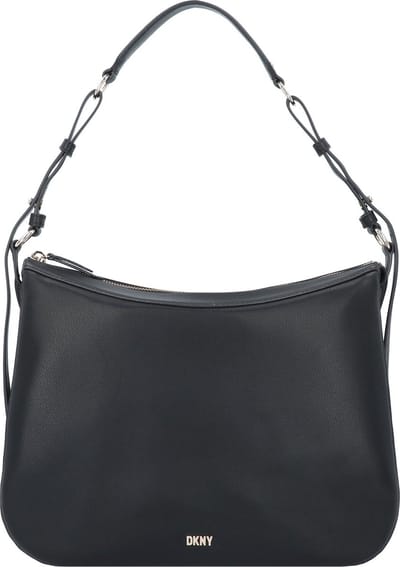 DKNY Gramercy Schoudertas Leer 33 cm - Dames - blk-gold