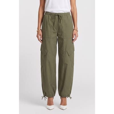 ARKET Eini Cargo Trouser Khaki Size: 36 | Cargo Pants Outlet | Dames | Bruin
