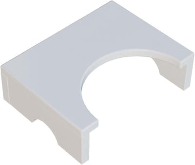 Houten Opstapje - Toiletkruk Voetensteun - Comfort Verhogend - Extra Brede Voetruimte - 40x30x17 cm - Natuurlijk