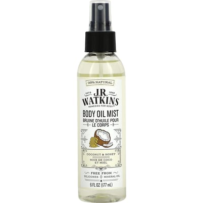 J R Watkins, Body Oil Mist, Coconut & Honey, 6 fl oz (177 ml)