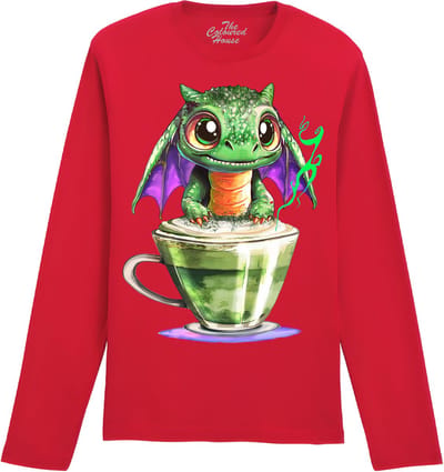 Draak Matcha Latte Dragon The Coloured House Longsleeve T-shirt XXL