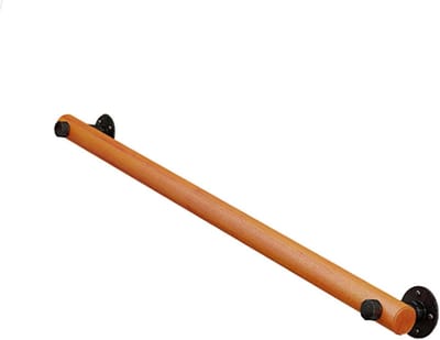 Houten trapleuning - Wandsteun - Veilig traplopen - Massief hout - 100 cm - Natuurlijk