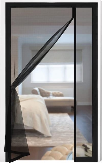 Magnetische Hordeur 100x220cm – Insectenhor Voor Balkondeuren, Eenvoudige Installatie Zonder Boren, Dier- en Kindvriendelijk, Effectieve Bescherming Tegen Insecten