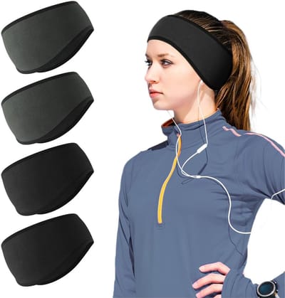 Famanu - Hoofdband, sporthoofdbanden, loopbanden, winterhoofdband voor de oren, loopbanden, skibanden voor yoga, fietsen, basketbal, fitness