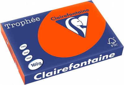 A3 Papier 42 x 29.7 cm - 250 Vellen - 160 g/m2 - Kardenaal Rood - FSC Gecertificeerd