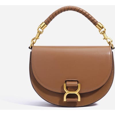 Modieuze Leren Handtas Zadel Tas Lichte Luxe Ketting Schoudertas Exquise Tas Crossbody Tas Dames Mini Tas