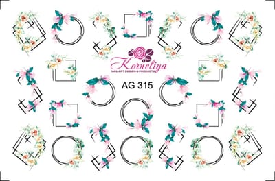 Korneliya Airbrush Waterdecal AG 315