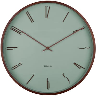 Karlsson Wandklok Scandia - Groen - Ø40cm - Wandklok Scandinavisch
