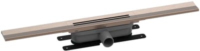 Easy drain R-line Clean Color douchegoot 70cm brushed red gold
