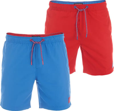 riverso Heren Short RIVDavid 2 Pack bequem Veelkleurig M Volwassenen Sportieve Zwembroeken met Binnenslip