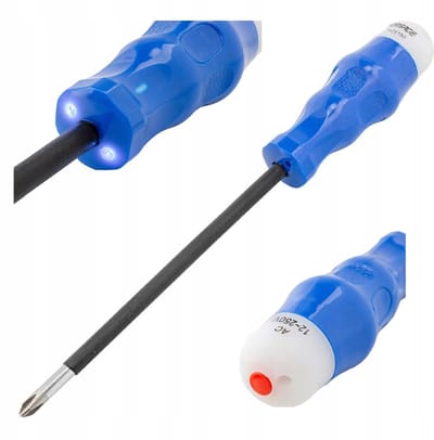 Schroevendraaier met LED en Spanningsmeter PH2x150mm