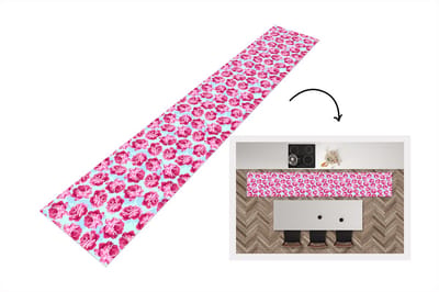 Keukenloper - Loper keuken - Bloemen - Rozen - Patroon - 300x50 cm - Keukenloper vinyl