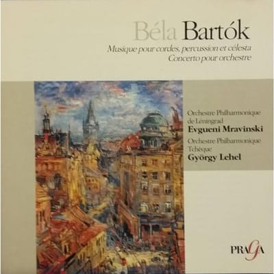 CD BÉLA BARTÓK / LENINGRAD PHILHARMONI - Muziek Voor Strijkers, Slagwerk En PR54047 Praga, Le Chant 2004 Japan Klassiek Gebruikt gray
