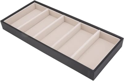 Zonnebril Organizer met 5 Vakjes voor Dames en Heren, Opbergdoos voor Brillen zonder Deksel, Ideaal voor Thuis en Bureauorganisatie