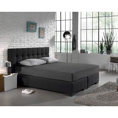 Dreamhouse Hoeslaken Jersey Antraciet - 160/180 x 200 cm + 30 cm hoekhoogte