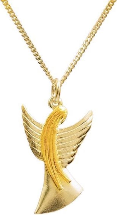 AuBor ®. Hanger. Goud. Beschermengel.
