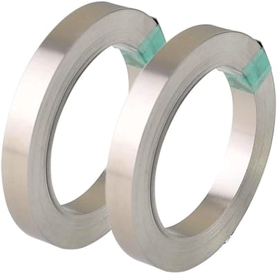 Allecto Plus - Nikkelstrookband voor batterijen - 18650 26650 32650 - Puur nikkel - Puntlassen - AA-batterij - 2 stuks - 01 × 8 mm 20 m