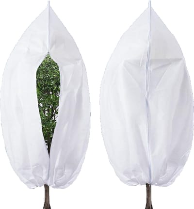 Winterpotzakken - Vorstbestendige potzakken met rits en trekkoord - 80 g/m² - 60 x 80 cm