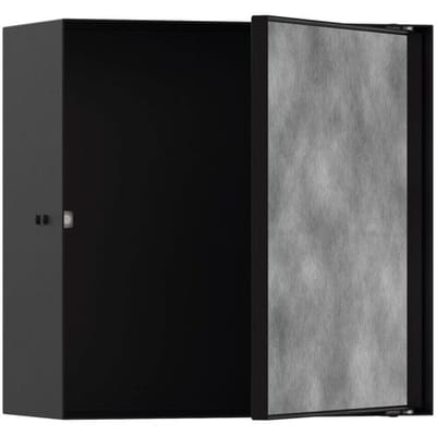 Hansgrohe XtraStoris Rock wall niche installation box with tileable door 30 x 14 x 30 cm 56091670