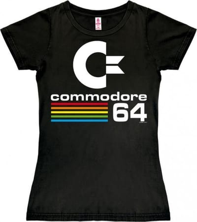 Logoshirt T-Shirt Commodore C64 Logo