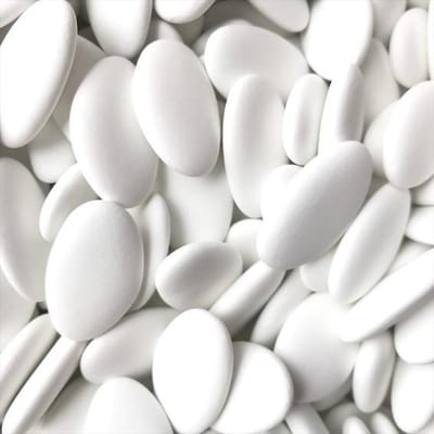 chocolade-boon - chocolade-dragees - doopsuiker - 350 gram - Wit - suikerboon - chocoladedragee - doopsuiker
