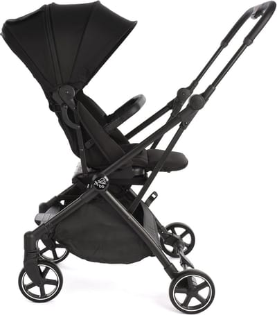 Kinderwagen 360 Graden Draaibare Stoel - Vanaf Geboorte tot 22 kg - Compact Opvouwbaar - Zwart