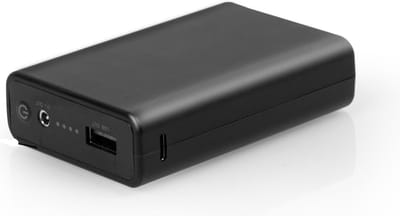 Thermrup® Powerbank 10000mAh - Litium-ion Polymeer cell - voor Thermrup producten - USB - Micro USB 5V 2A 10W - Output DC 7.4V 2.5A 18.5W