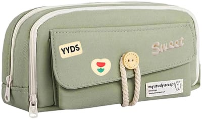 SMOAKEZ- Pennenetui grote capaciteit - Etui meisjes/jongens - Multifunctioneel - Organizer - 3 vakken - Ruim en praktisch