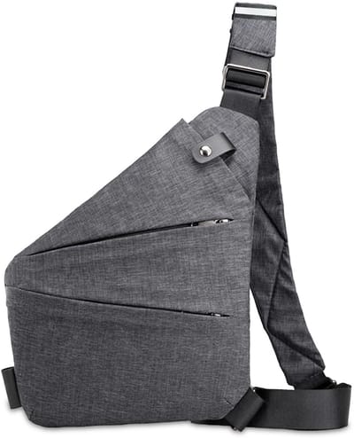 Dailygoods- Diefstalveilige Tas Ergonomisch Ontwerp - Antidiefstal Tas - Schoudertas - Borstas - Dames/Heren - Goed georganiseerde Vakken