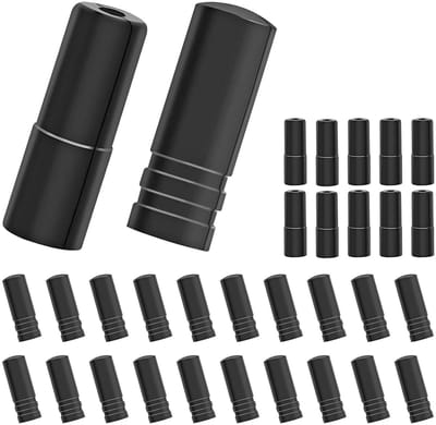 Dailygoody - Fietskabel Eindkappen Set - 20 Stuks 4mm & 10 Stuks 5mm - Kunststof Bescherming voor Fietskabels