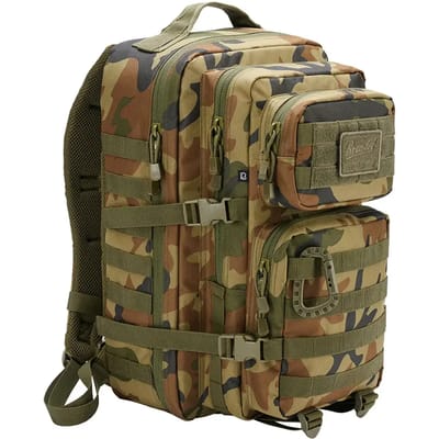 Brandit US Assault Pack Large Rugtas woodland Polyester - Basics, Festival