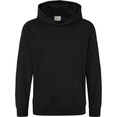 Just Hoods Kids´ Hoodie JH001K - Deep Black - 9/11 (L)