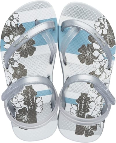 ipanema slippers - fashion sandal - Grijs/ Wit/ Blauw - Maat 22/23