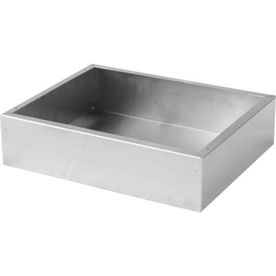 Hammond Electronics 1444-10825 1444-10825 Chassisbehuizing (l x b x h) 254 x 203 x 64 mm Aluminium Natuur 1 stuk(s)