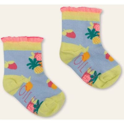 Oilily Manali Sokken- maat23-25 Blauw Fog