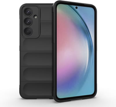 Solidenz AeroGrip Hoesje geschikt voor Samsung A55 Hoesje Zwart