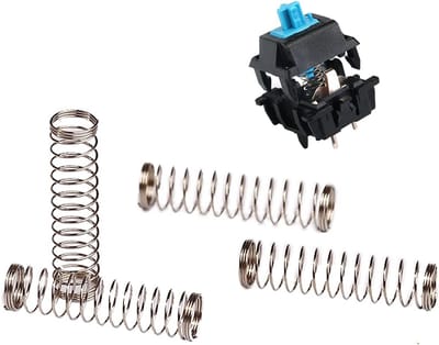 TsungUP Veren, Mechanische Toetsenbord Schakelaar Veren 70g Schakelaar Verlengd 16mm Voor Douane Cherry Mx Schakelaar (70g/110 stuks)